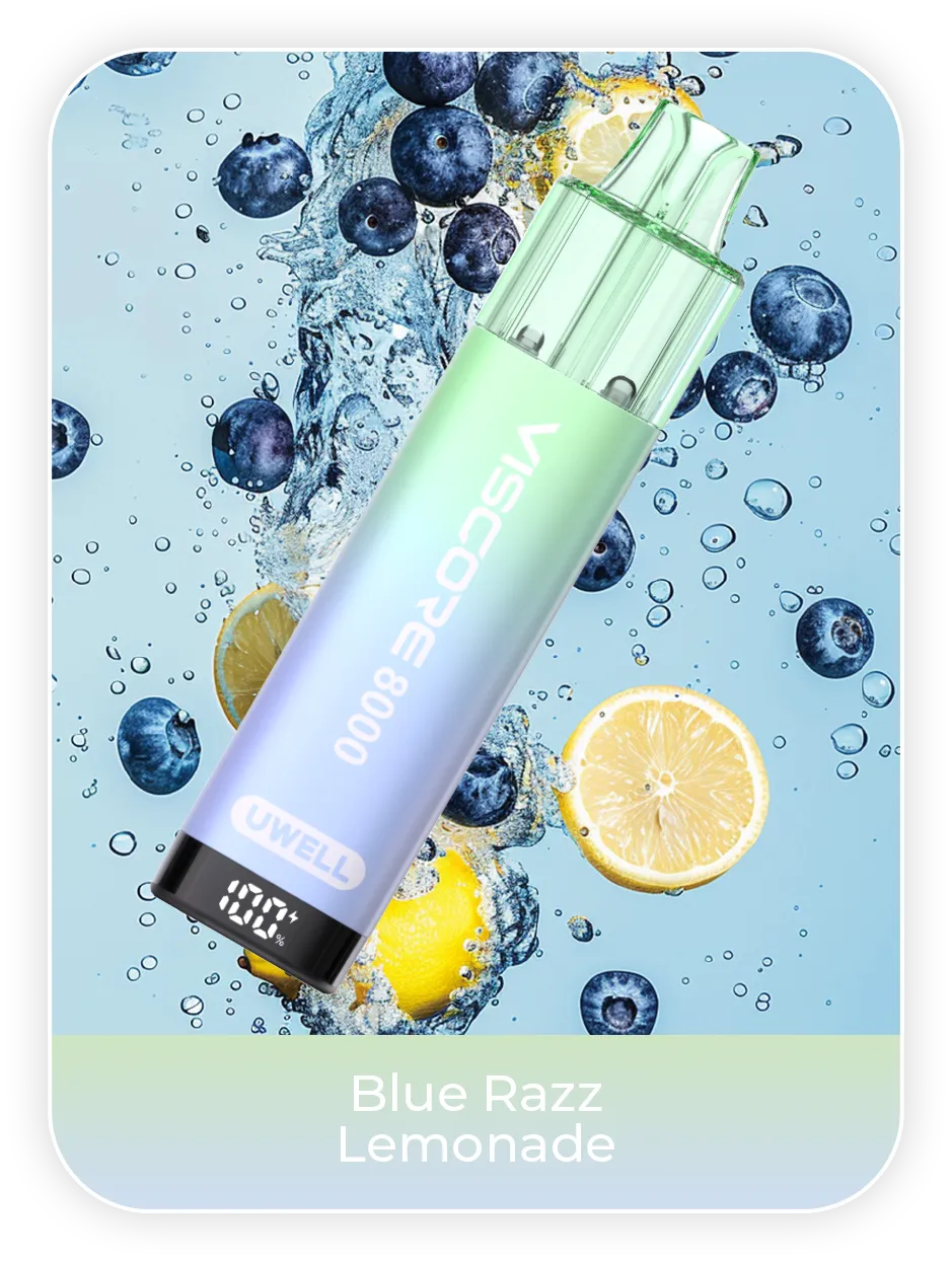 Uwell Viscore 8000 Blue Razz Lemonade Flavour