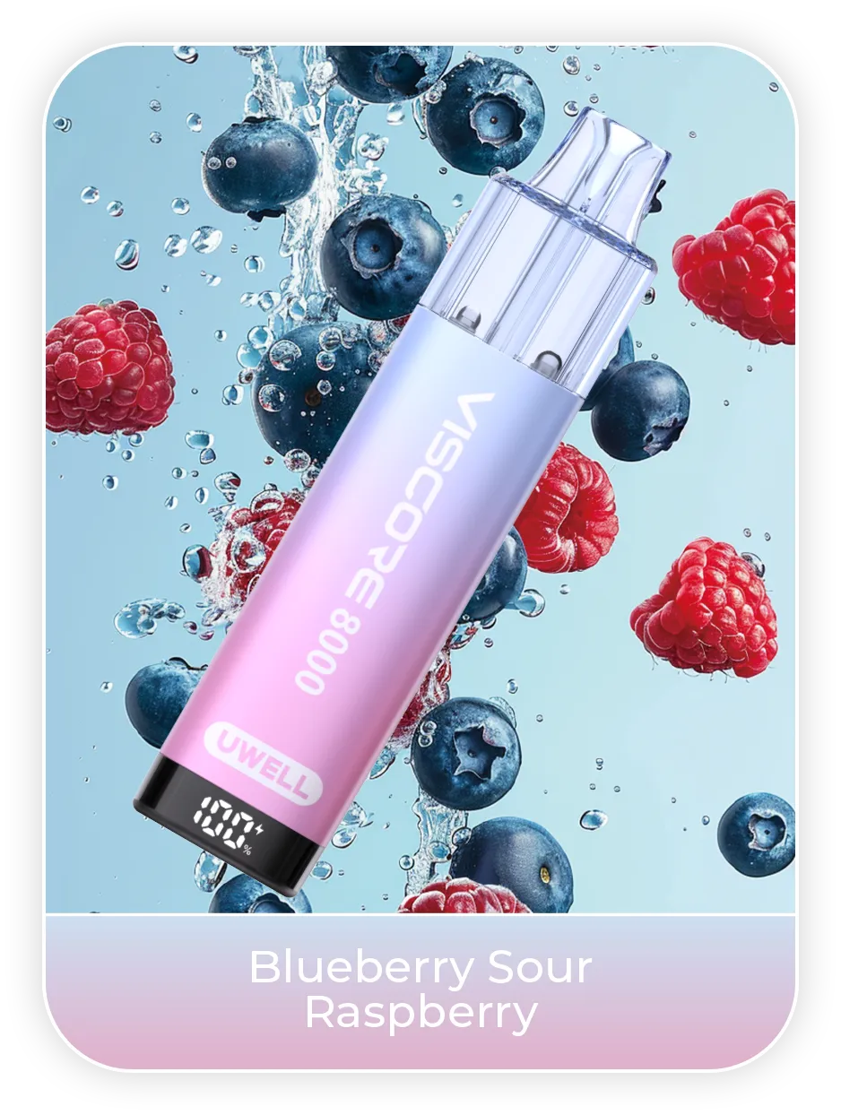 Uwell Viscore 8000 Blueberry Sour Raspberry Flavour