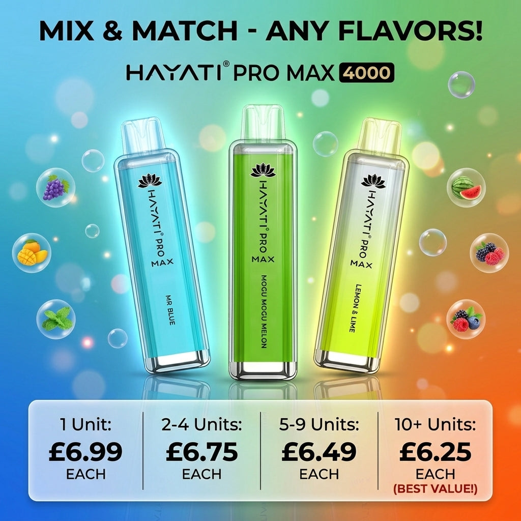 hayati vape 4000 puffs price Hayati Crystal Pro Max 4000 Disposable Vape 20mg main image 0