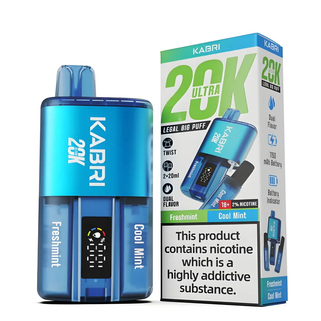 Kabri Ultra 20k Fresh Mint & Cool Mint Flavour