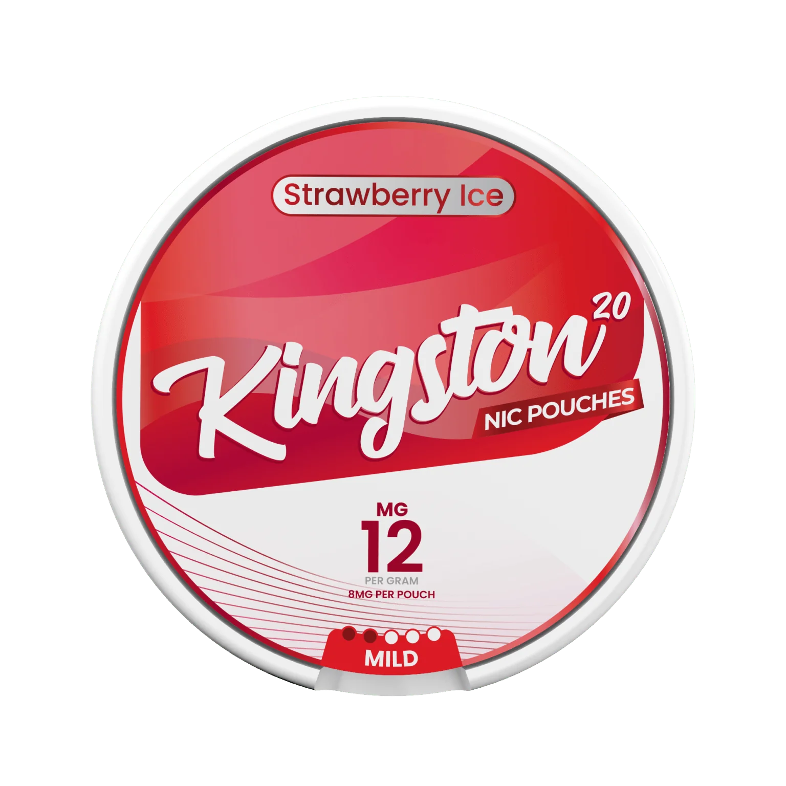 Kingston Snus Nicotine Pouches 12mg Strawberry Ice Flavour