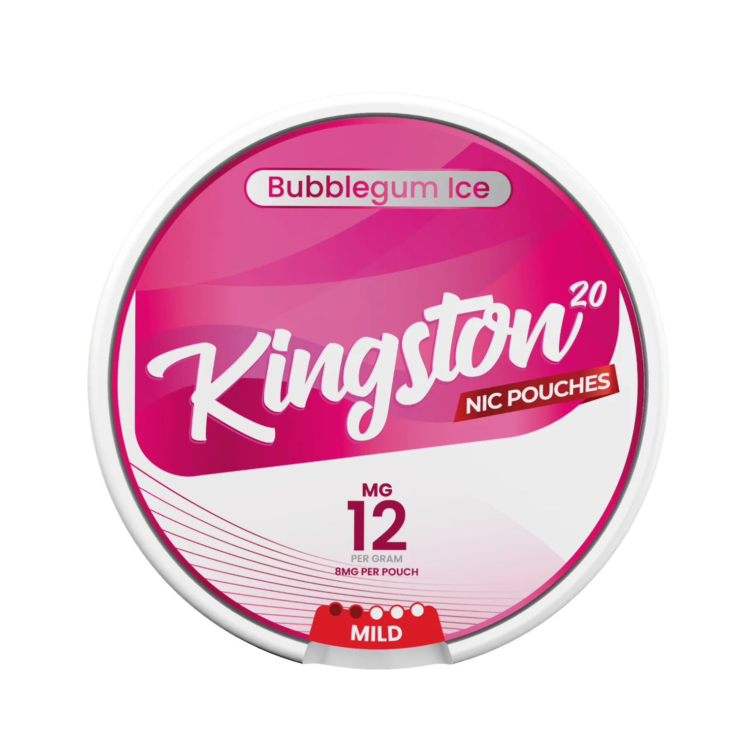 Kingston Snus Nicotine Pouches 12mg bubblegum Ice Flavour