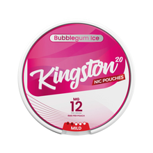 Kingston Snus Nicotine Pouches 12mg bubblegum Ice Flavour