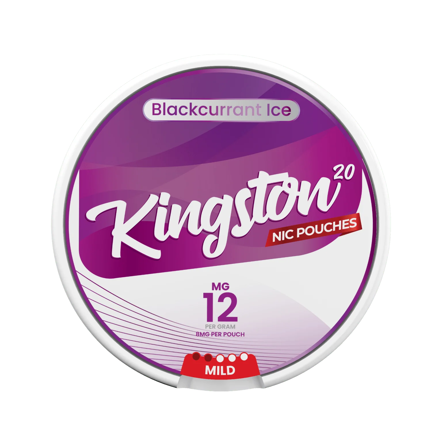 Kingston Snus Nicotine Pouches 12mg Blackcurrant Ice Flavour