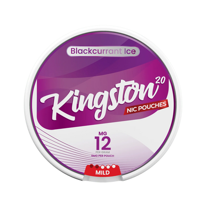 Kingston Snus Nicotine Pouches 12mg Blackcurrant Ice Flavour