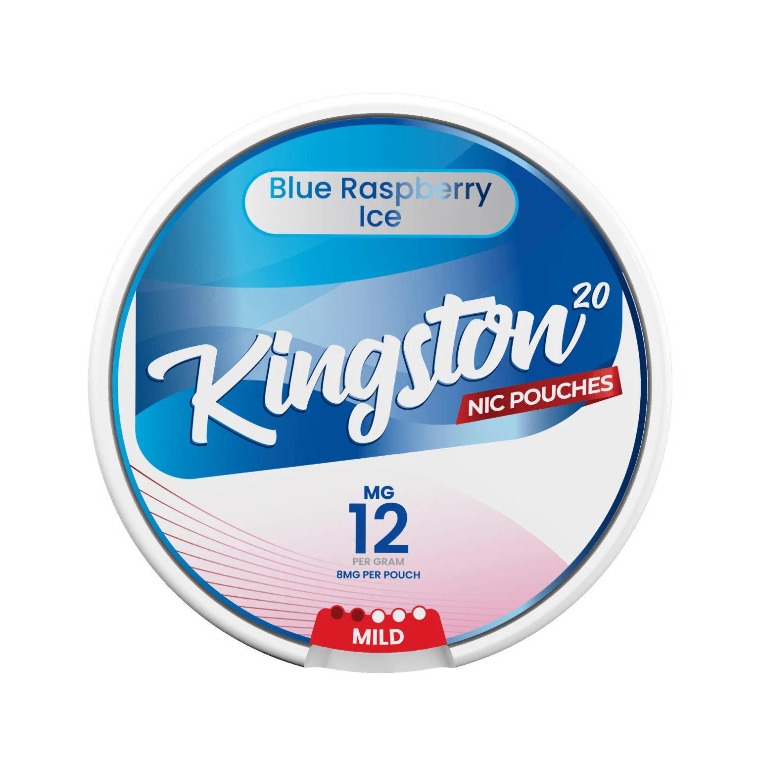 Kingston Snus Nicotine Pouches 12mg Blue Raspberry Ice Flavour