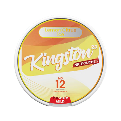 Kingston Snus Nicotine Pouches 12mg Lemon Citrus Ice Flavour