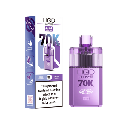 HQD Glow Air 70K Prefilled Pod Vape Kit