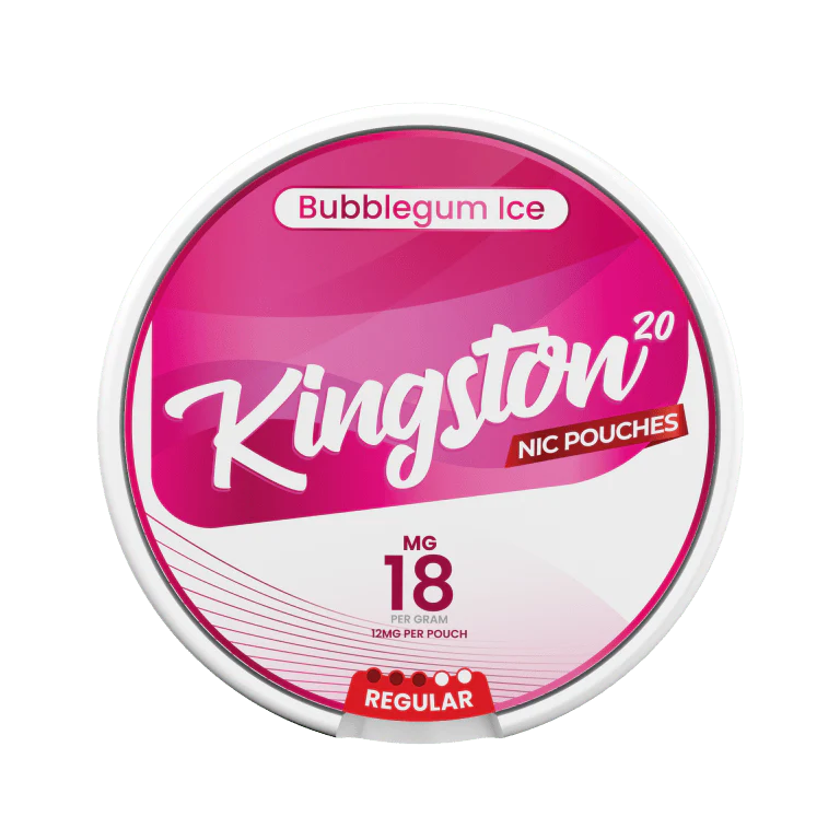 Kingston Snus Nicotine Pouches 18mg Bubblegum Ice Flavour