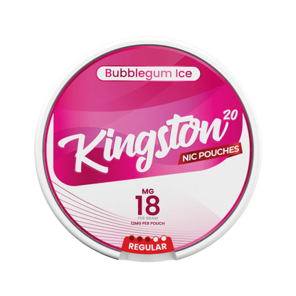 Kingston Snus Nicotine Pouches 18mg Bubblegum Ice Flavour