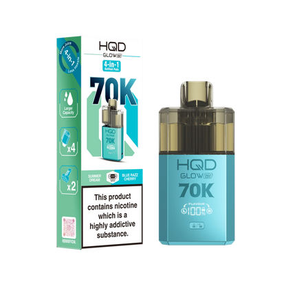 HQD Glow Air 70K Prefilled Pod Vape Kit