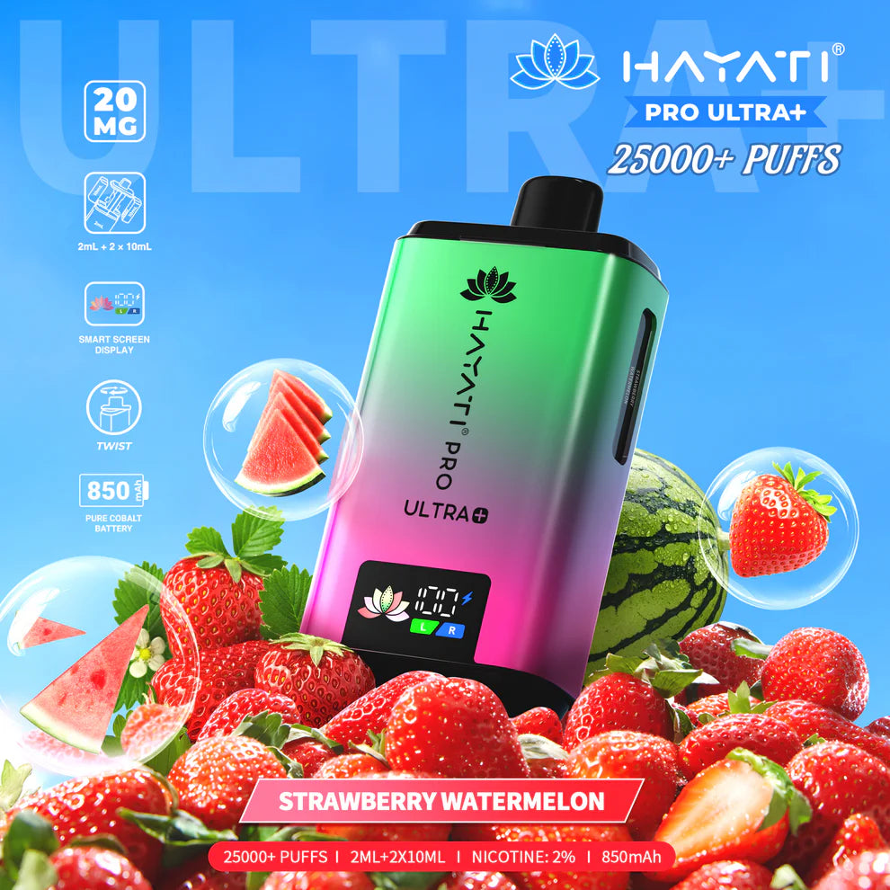 Hayati Pro Ultra 25000 Puffs Strawberry Watermelon