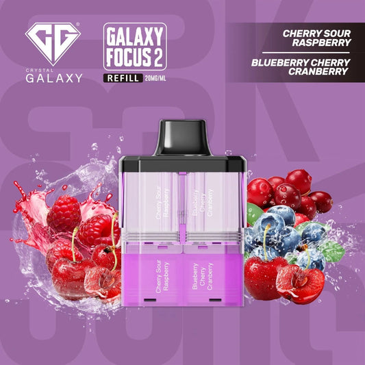 Crystal Galaxy Focus 2 30K Puffs Refill Pods