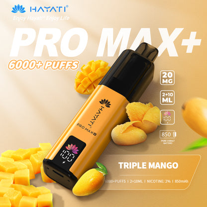 Hayati Pro Max Plus 6000 Puffs Pods & Refill Containers