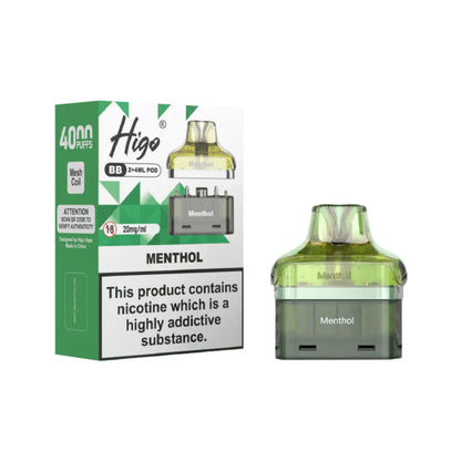 Crystal Higo BB 4000 Replacement Refill Pods