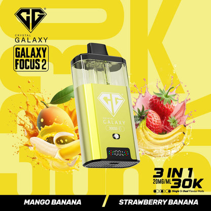 Crystal Galaxy Focus 2 30000 Puffs 3 in 1