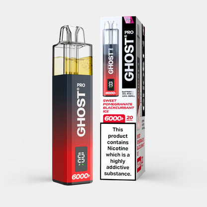 Ghost Pro 6000 Plus Puffs Disposable Vape by Vape Bar