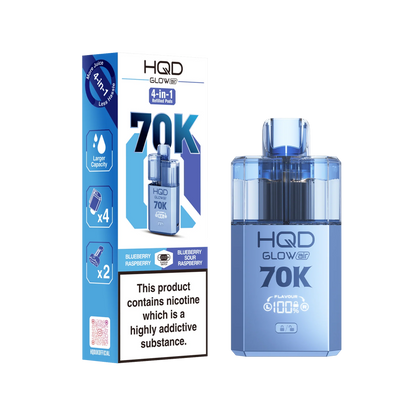 HQD Glow Air 70K Prefilled Pod Vape Kit
