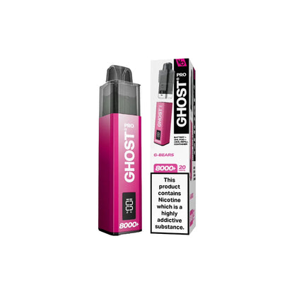 Vape Bars Ghost Pro 8000 puffs Prefilled Pod Kit
