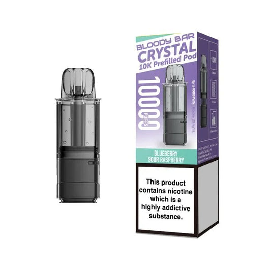 Bloody Bar Crystal 10k Replacement Prefilled Pods