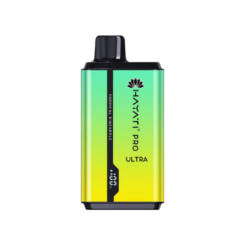 Hayati Pro Ultra 15000 Tropical Pine Apple vape device on a white background