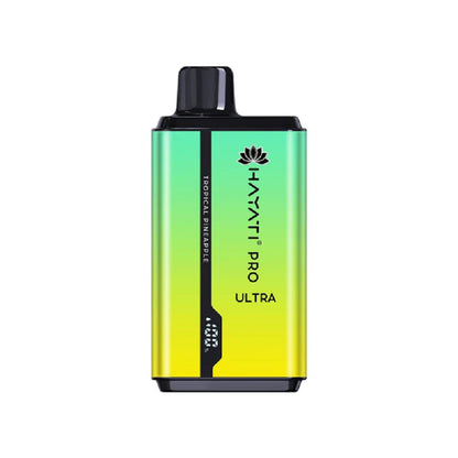 Hayati Pro Ultra 15000 Tropical Pine Apple vape device on a white background