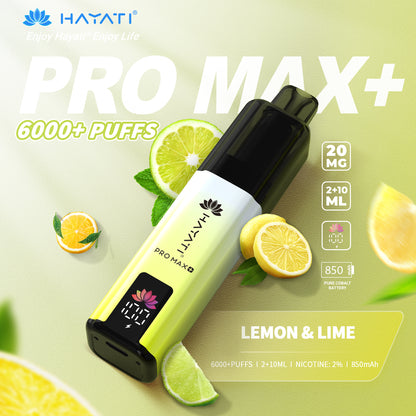 Hayati Pro Max Plus 6000 Puffs Pods & Refill Containers