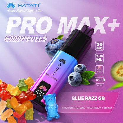 Hayati Pro Max Plus 6000 Puffs Pods & Refill Containers