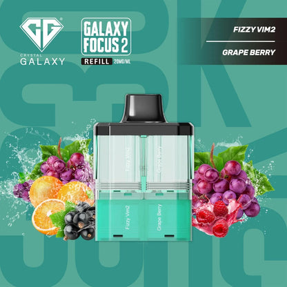 Crystal Galaxy Focus 2 30K Puffs Refill Pods