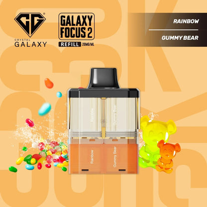 Crystal Galaxy Focus 2 30K Puffs Refill Pods