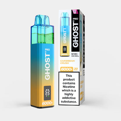 Ghost Pro 6000 Plus Puffs Disposable Vape by Vape Bar