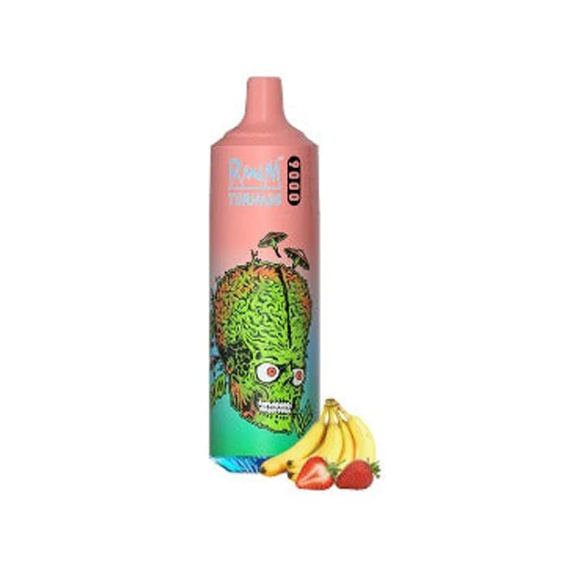 Rick and Morty 9000 Puffs Vape Banana Strawberry Flavour
