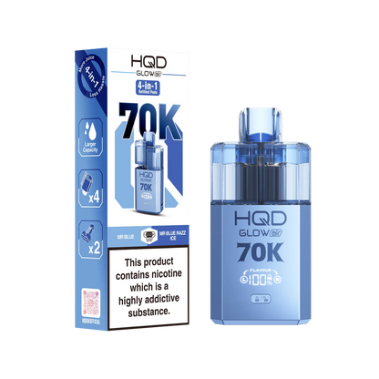 HQD Glow Air 70K Prefilled Pod Vape Kit