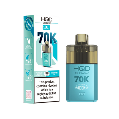 HQD Glow Air 70K Prefilled Pod Vape Kit