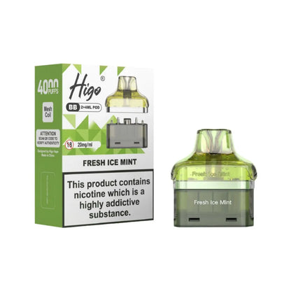 Crystal Higo BB 4000 Replacement Refill Pods