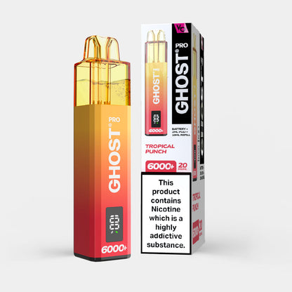 Ghost Pro 6000 Plus Puffs Disposable Vape by Vape Bar