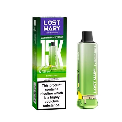 Lost Mary Nera 15k Puffs Prefilled Pods