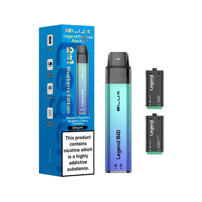 Elux Legend 1500 Puffs 2 in 1 Pod Vape Kit