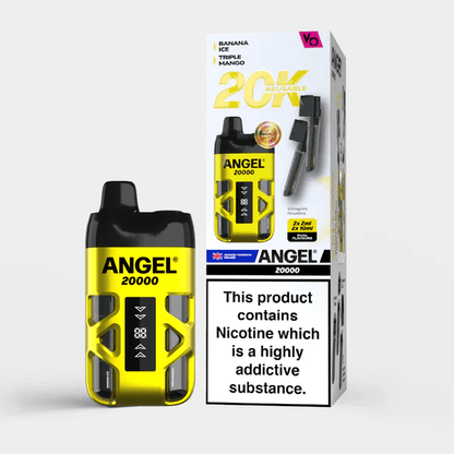 VB Angel 20000 Puffs Yellow Edition: Banana Ice, Triple Mango