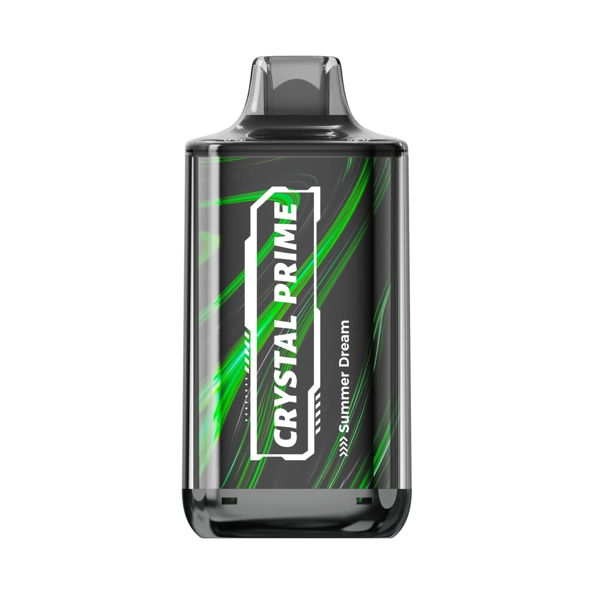 Crystal Prime Deluxe 18000 Summer Dream vape device with colorful design on a white background
