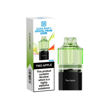 Crystal Prime Aura bar 10k Replacement Pods & Refill