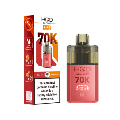 HQD Glow Air 70K Prefilled Pod Vape Kit
