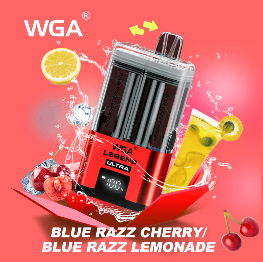 WGA Legend Ultra 30000 Puffs Blue Razz Cherry & Blue Razz Lemonade Flavours