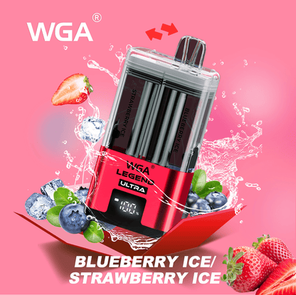 WGA Legend Ultra 30000 Puffs Blueberry Ice Strawberry Flavour