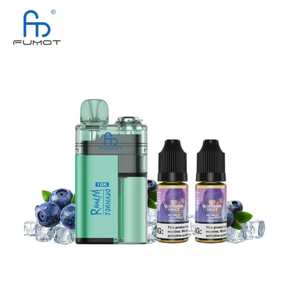 RandM 18K Blueberry On Ice Flavour