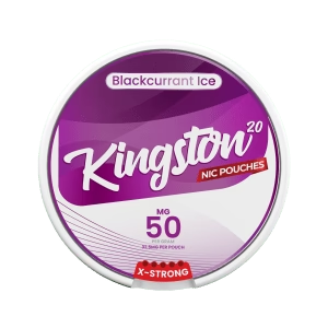 Kingston Snus Nicotine Pouches 50mg Blackcurrant Ice Flavour