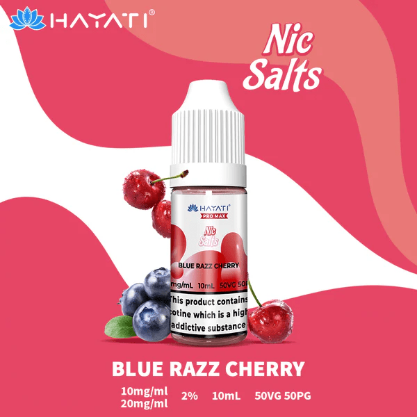 Hayati Pro Max Nic Salt E-Liquids Blue Razz Cherry Flavour