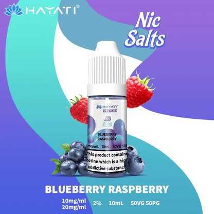 Hayati Pro Max Nic Salt E-Liquids Blueberry Raspberry Flavour