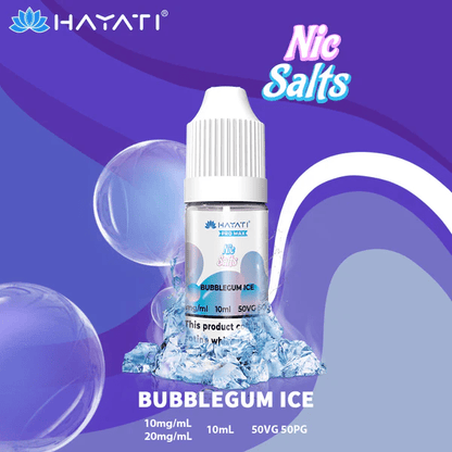 Hayati Pro Max Nic Salt E-Liquids Bubblegum Ice Flavour