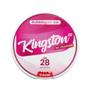 Kingston Snus Nicotine Pouches 28mg Bubblegum Ice Flavour